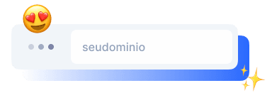 Tenha um site profissional com domínio personalizado